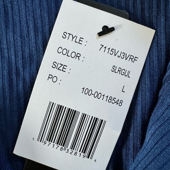 Women's Blue Bodysuit Top Size Large NWT - Picture 3 of 5